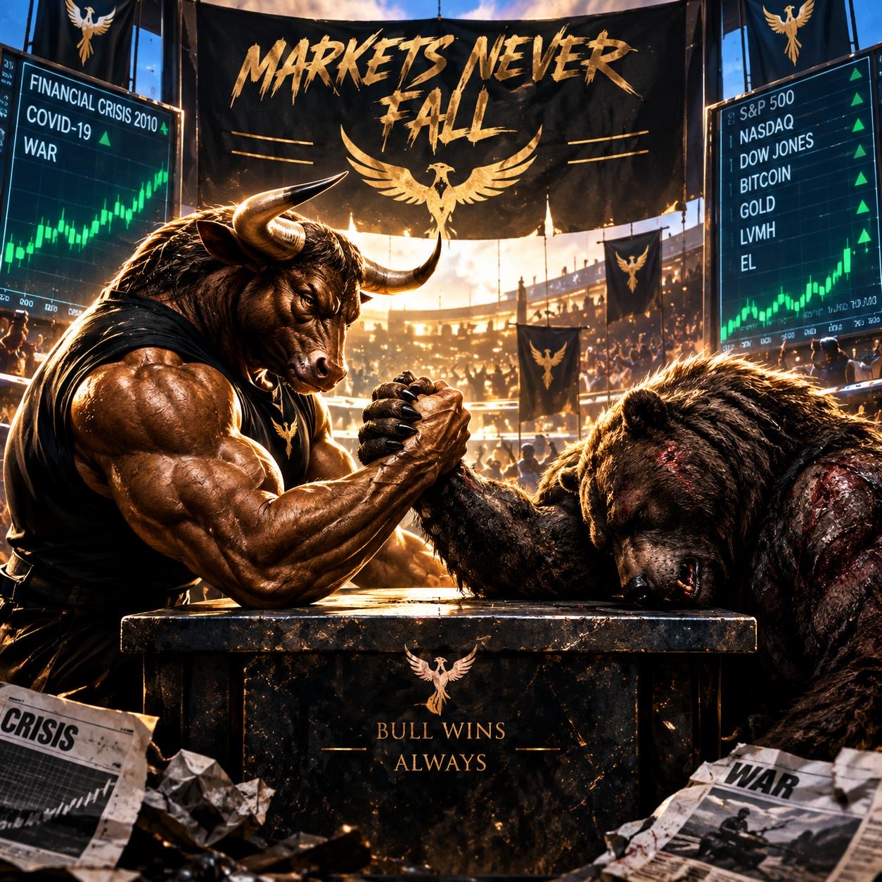 Bull arm wrestling